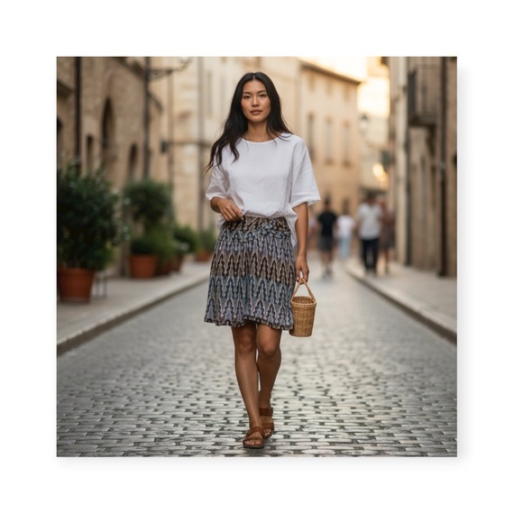 Etoile Isabel Marant ☀︎︎ Print Silk Viscose Skirt ☀︎ Strapless Top ☀︎ 1 Small ☀︎ - Picture 1 of 16